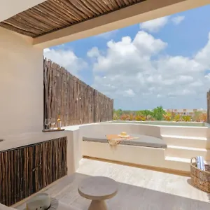  Appartement Private Pool And Rooftop In Aldea Zama, 24 7 Security In A Gated Community 15