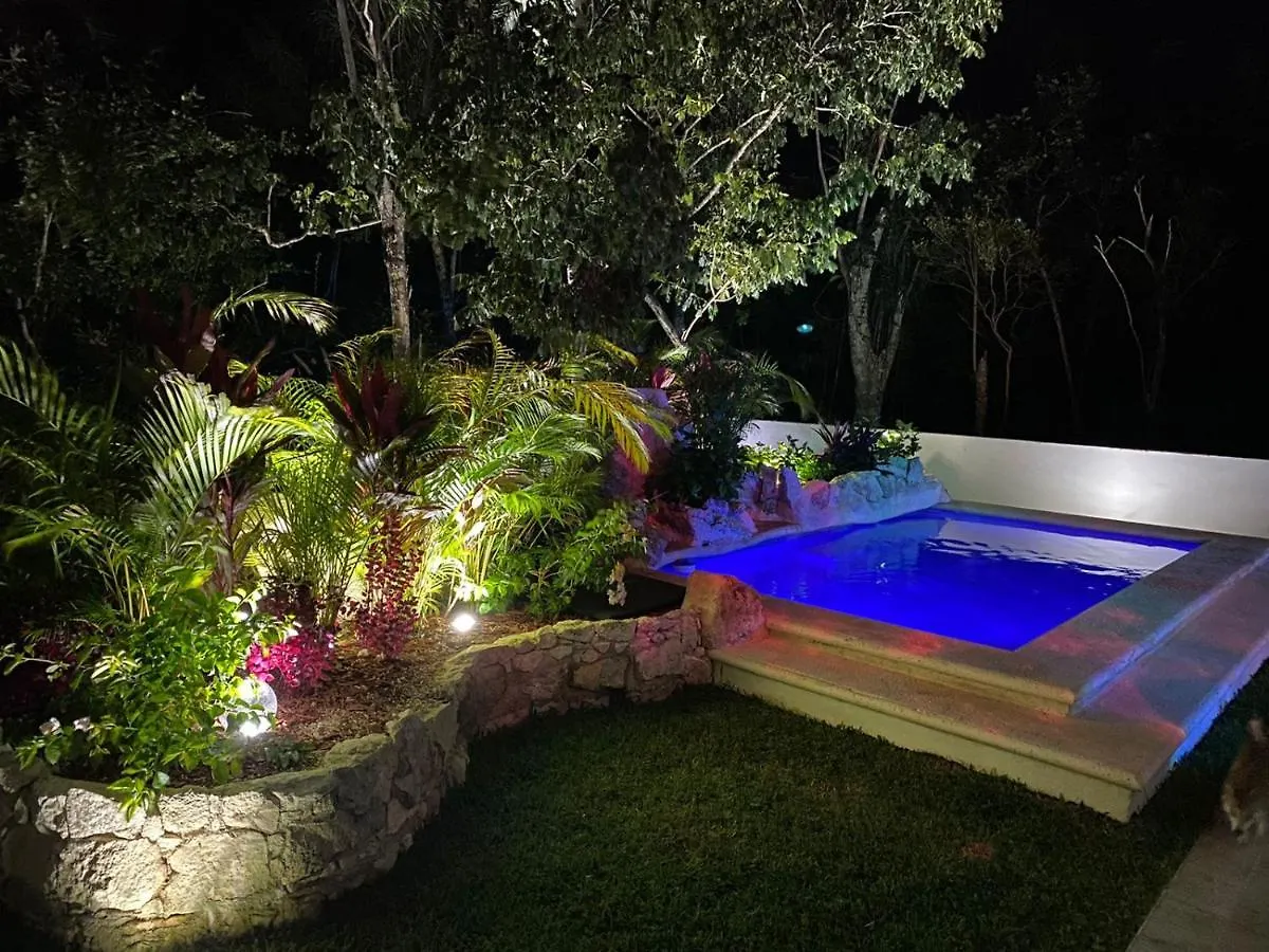 Amazing Villa Inside Tulum Country Club Akumal