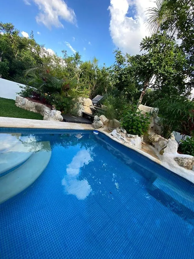 Hébergement de vacances Amazing Villa Inside Tulum Country Club Akumal